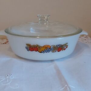 Vintage Fire king Casserole Dish